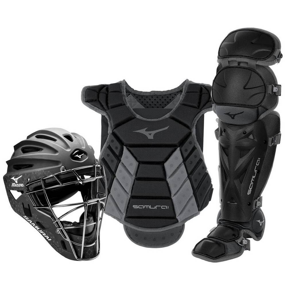 Catchers Gear Mizuno Samurai Boxed (14-15") Donna - Nere/Grigie - 31608-LFUT